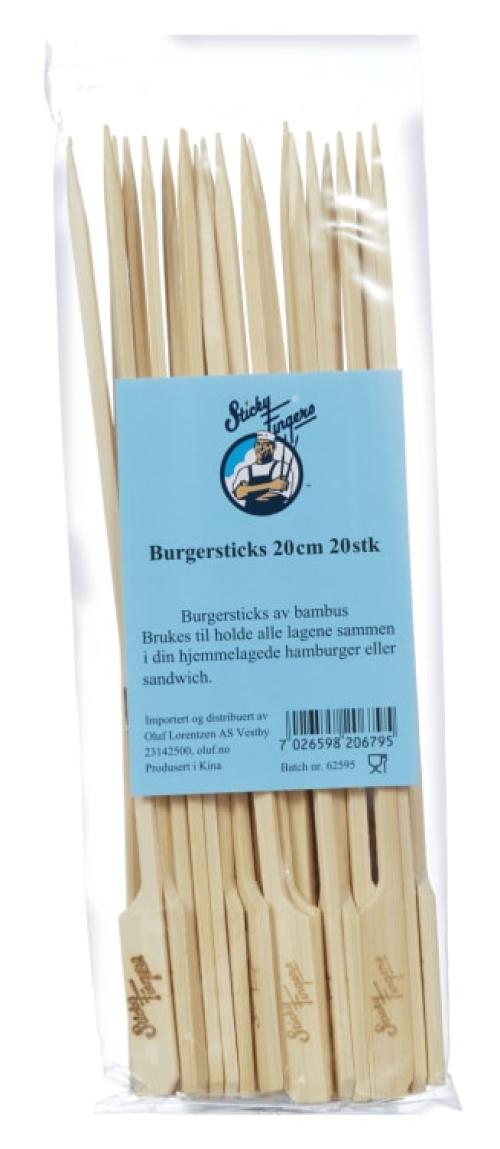 Burgersticks 20 stk Sticky Fingers