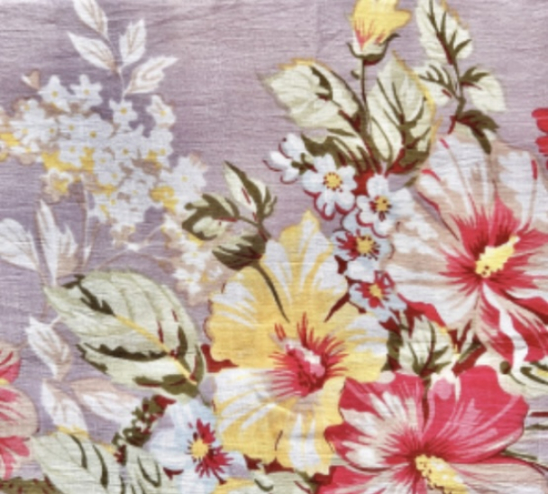 Cotton Slub Relaxed Dress - Vintage Wallpaper  - Image 2