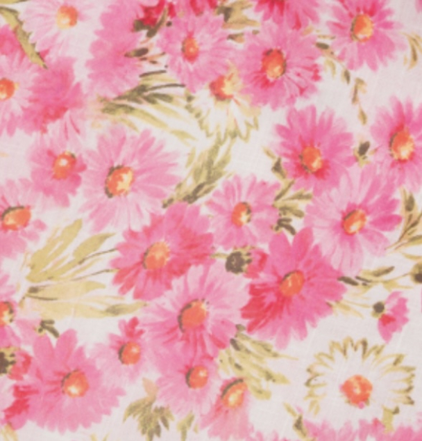 Cotton Slub Midi Dress - Daisy Garden  - Image 2
