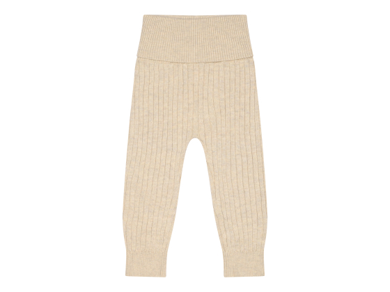 Petit Piao - Knit Fold Rib Pants, Offwhite