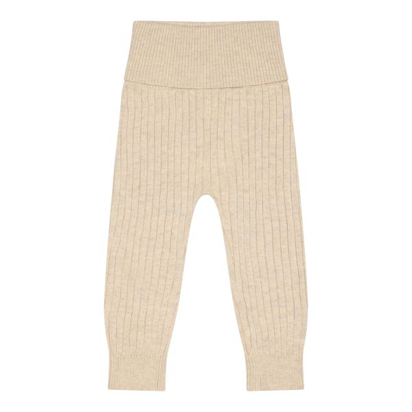 Petit Piao - Knit Fold Rib Pants, Offwhite