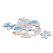 Puslespill 80 brikker - Butterfly/Unicorn