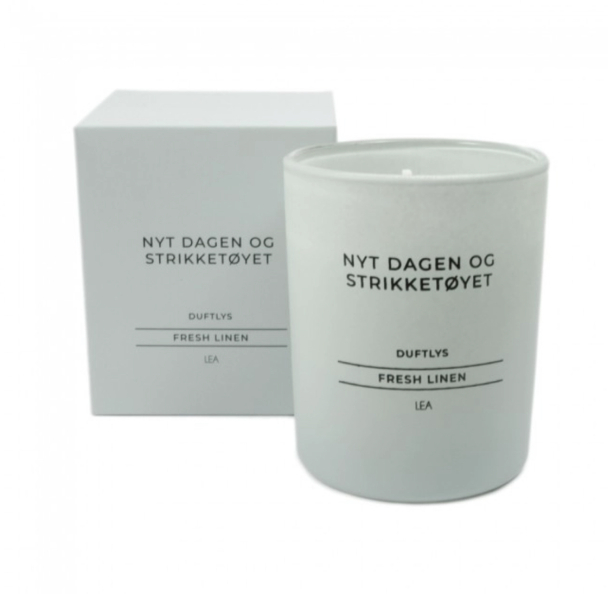 Duftelys "Nyt Dagen Og Strikketøyet" 