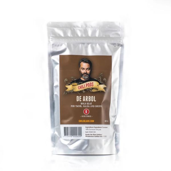 Dried Chili DE ARBOL, 40 g