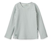 Noah Swim Tee Seersucker - Stripe Sea Blue/White