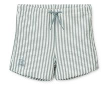 Otto Swim Pants Seersucker - Stripe Sea Blue/White