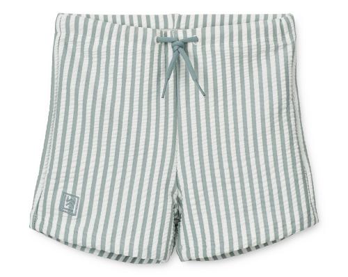 Liewood | Otto Swim Pants Seersucker - Stripe Sea Blue/White