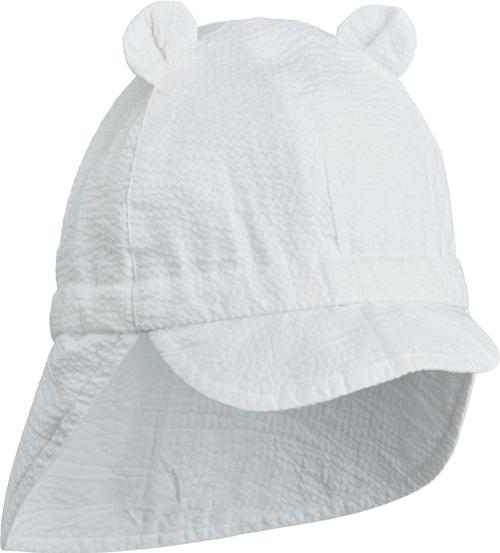 LIEWOOD - GORM SOLHATT SEERSUCKER CRISP WHITE