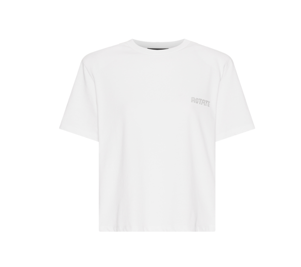 Heart Cut Out T-Shirt - Bright White 