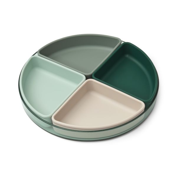 Liewood | Shawn Divider Plate - Peppermint Multi Mix