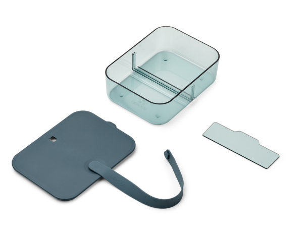 LIEWOOD - CARIN LUNCH BOX LARGE WHALE BLUE/SEA BLUE - Image 2