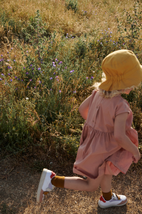 Nira Crispy Poplin Dress - Pale Tuscany - Image 4