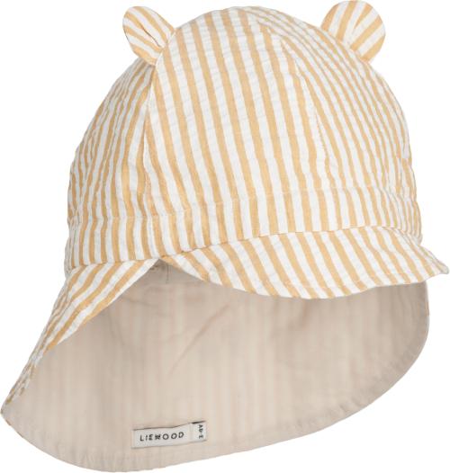 LIEWOOD - GORM SOLHATT REVERSIBLE YELLOW MELLOW/CREME DE LA CREME