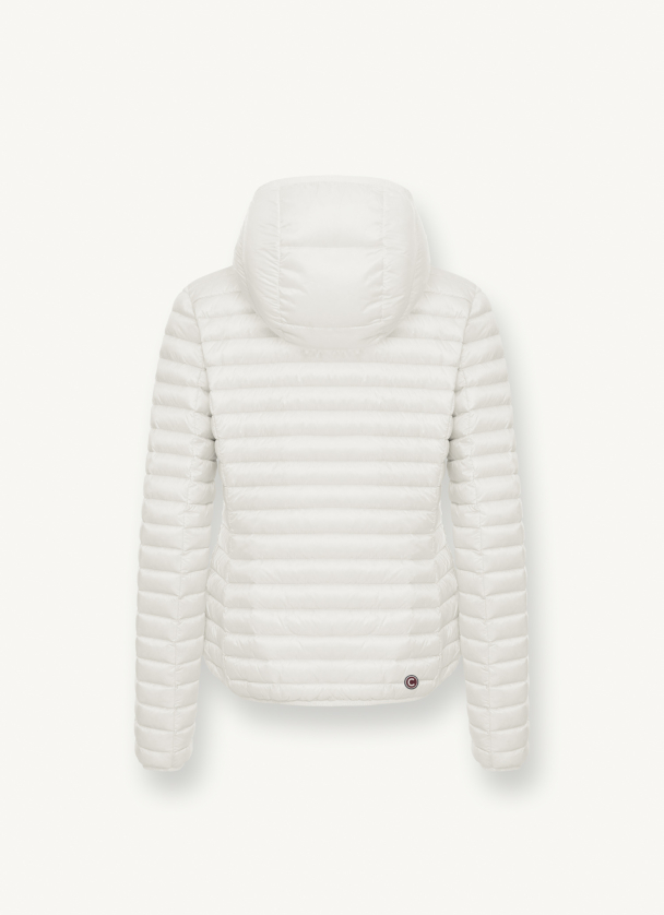 Sporty Hooded Downjacket - White  - Image 3