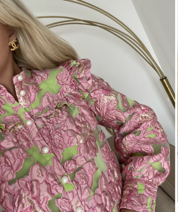 Pastel Flower Blouse - Image 3