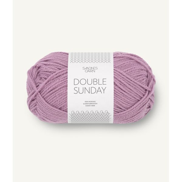 Doubel Sunday 4632 Rosa Lavendel - Sandnes Garn