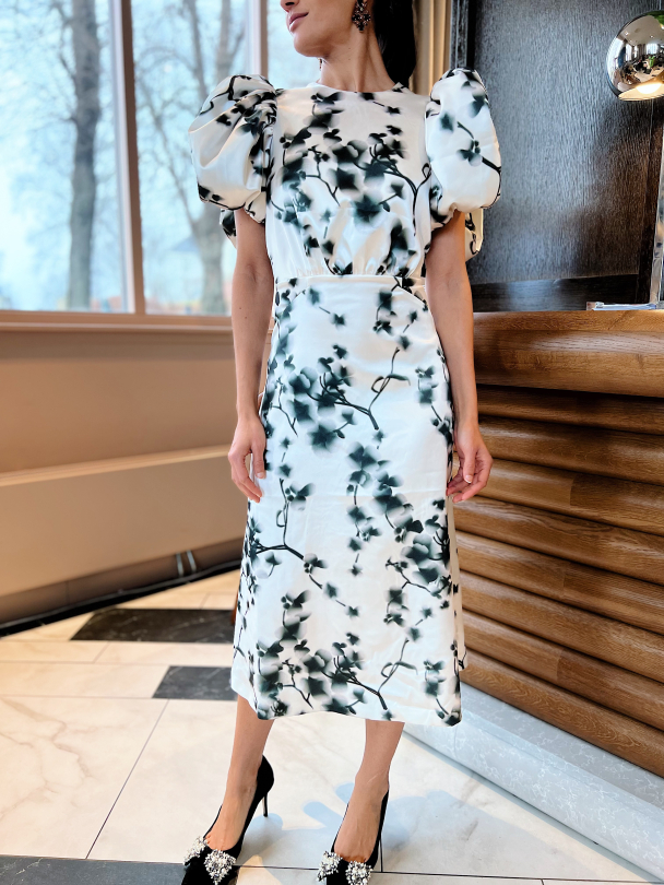 Puff Sleeve Dress  - Image 1