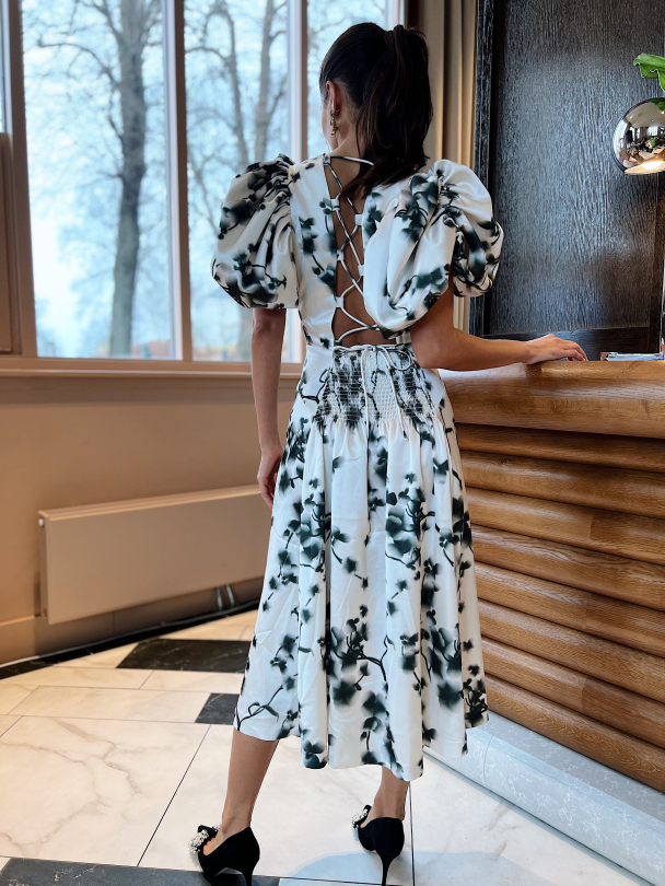 Puff Sleeve Dress  - Image 3