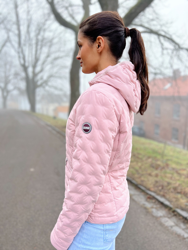 Down Jacket With Drawstring at the bottom  - Image 3