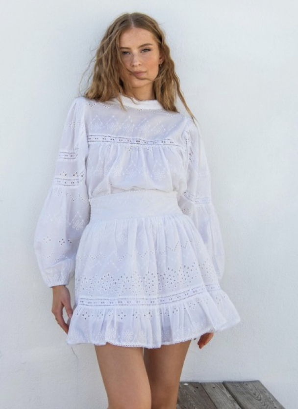 Karoline Blouse - White border  - Image 2