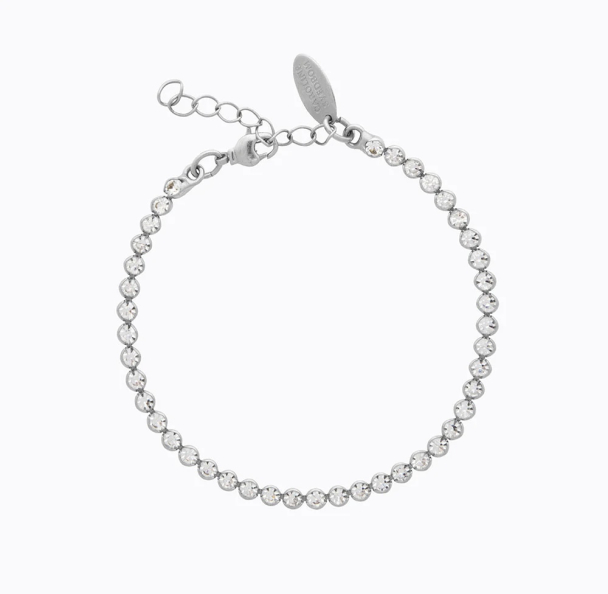 Siri Bracelet Rhodium - Crystal 