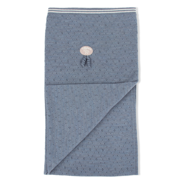 Lillelam | Pledd Tynn Classic - Mellomblå