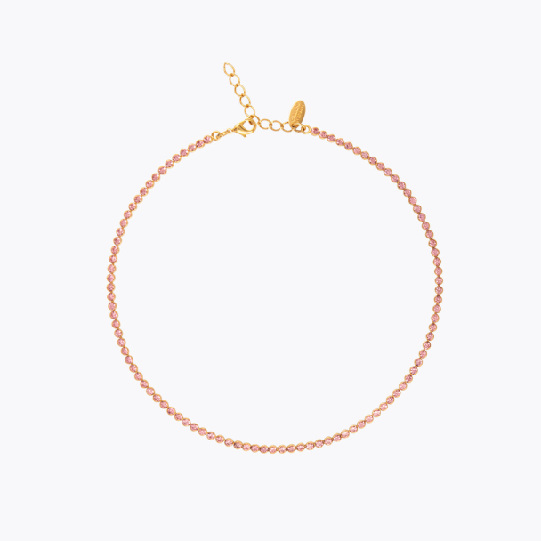 Siri Necklace - Gold/Crystal
