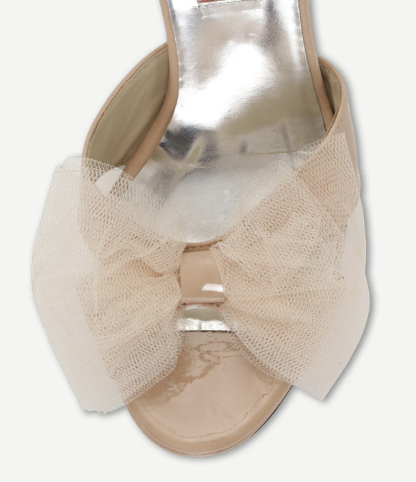 Melody Tulle Bow - Praline - Image 4