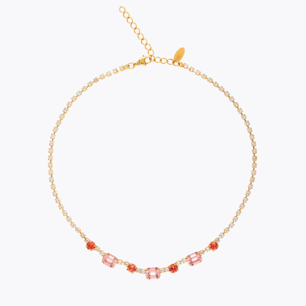 Corinna Necklace Gold - Coral Combo  - Image 1