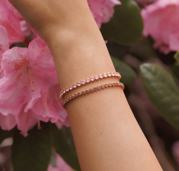 Siri Bracelet Gold - Light Rose - Image 2
