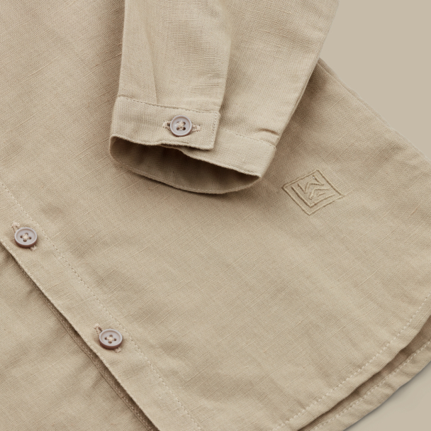 Austin Linen Shirt - Mist - Image 4
