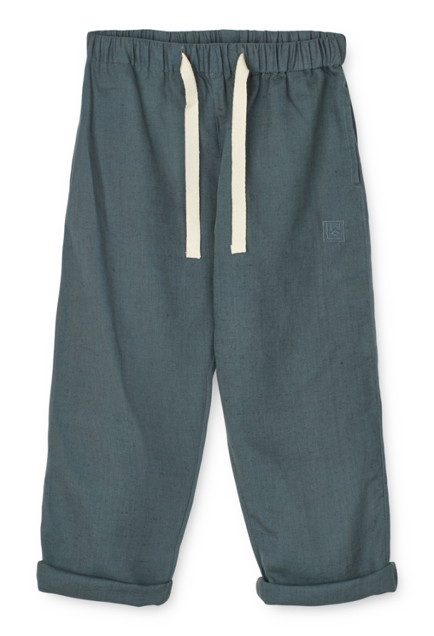 Orlando Linen Pants - Whale Blue - Image 1