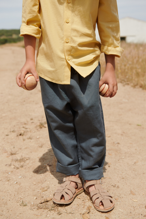 Orlando Linen Pants - Whale Blue - Image 3