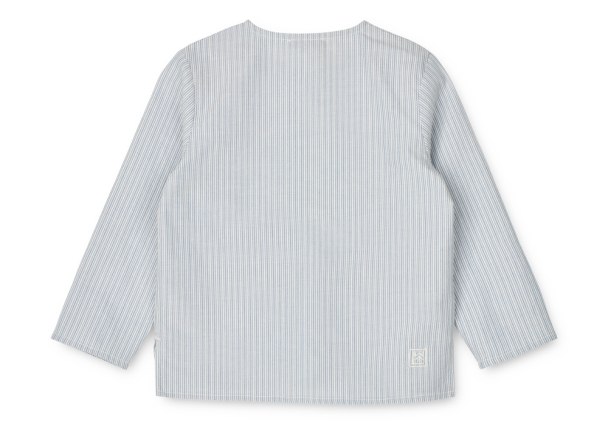 Liewood | Houston Stripe Shirt - Creme de la Creme/Riverside - Image 3