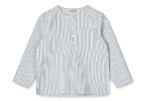 LIEWOOD - HOUSTON STRIPE SHIRT CREME DE LA CREME/RIVERSIDE