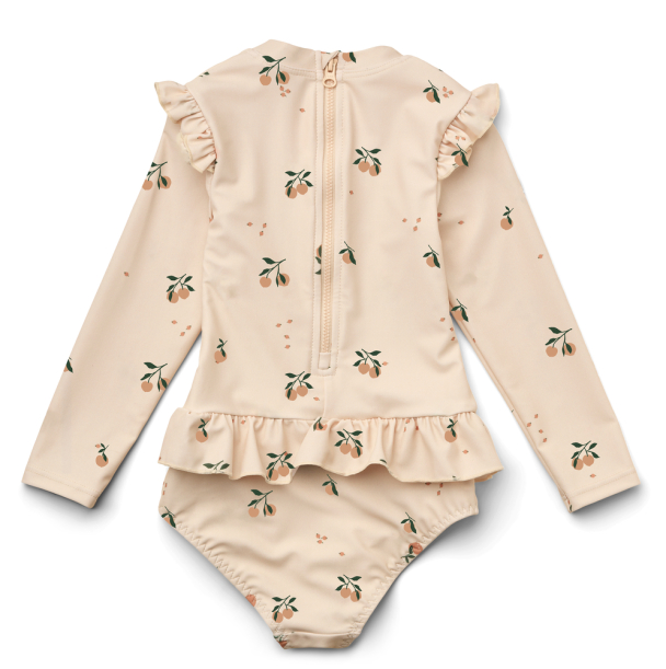 Sille Swimsuit - Peach/Seashell - Image 3