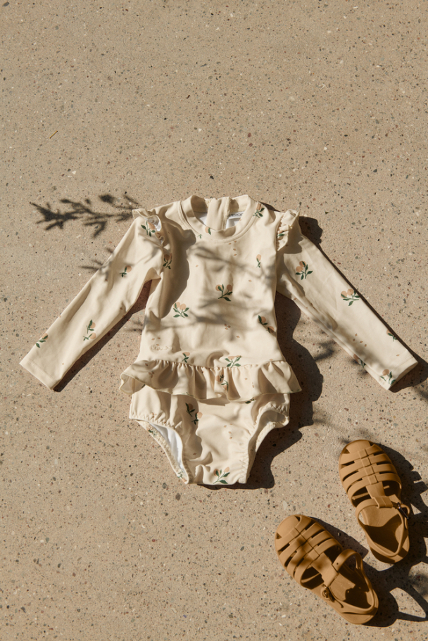 Sille Swimsuit - Peach/Seashell - Image 4