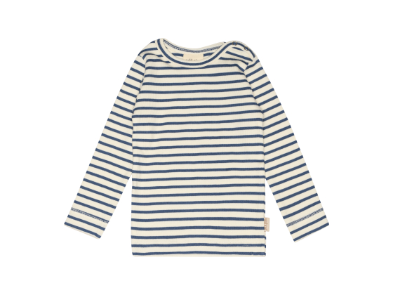 Petit Piao - Genser Modal Striped, Moonlight Blue/Offwhite