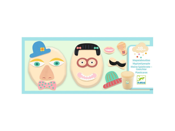 Plastelinasett - Lag morsomme ansikter