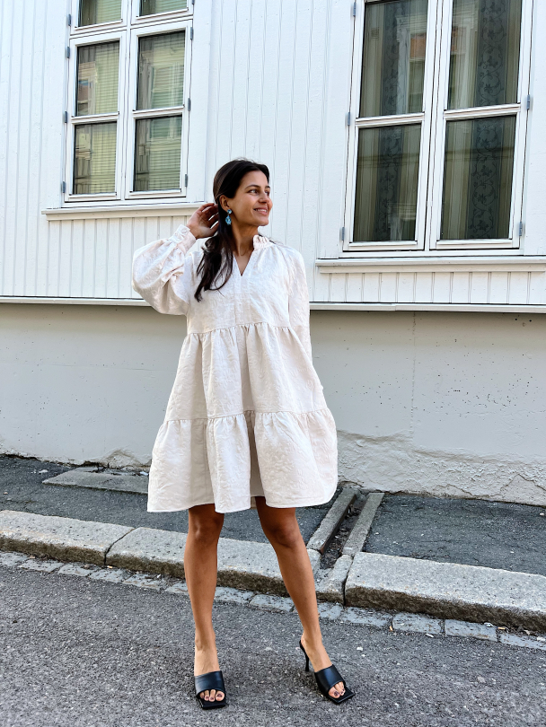 Jasmine Dress -Drapy Jacquard - Image 7
