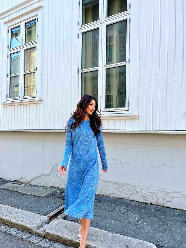 Celsia Dress - Hydrangea - Image 6