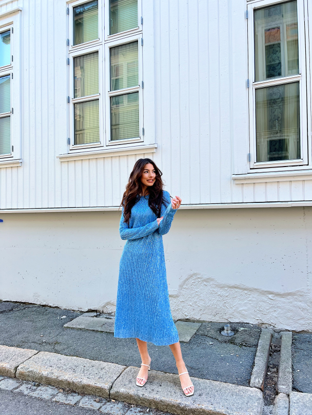 Celsia Dress - Hydrangea - Image 8