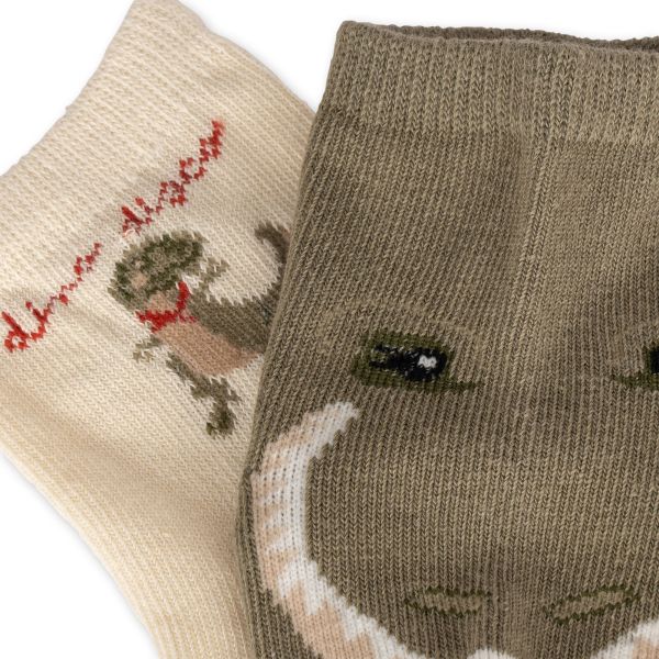Konges Sløjd sokker 2pk - Dino