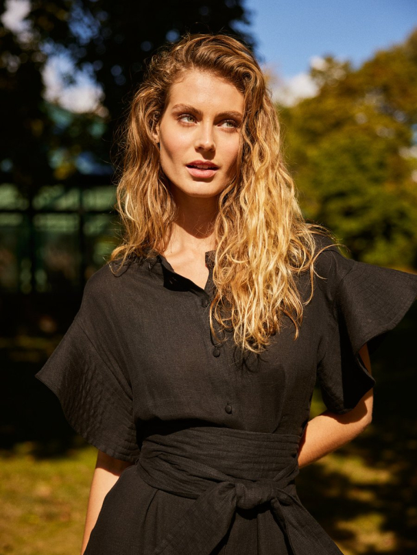 ELLA&IL Fia Linen Dress - Image 2