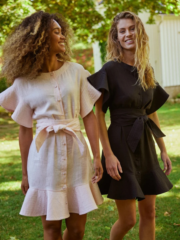 ELLA&IL Fia Linen Dress - Image 3