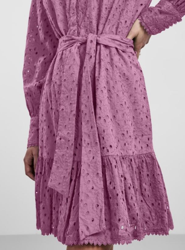 Hipsa Shirt Dress - Cyclamen - Image 2