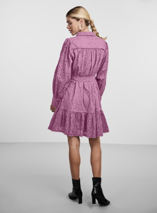 Hipsa Shirt Dress - Cyclamen - Image 3