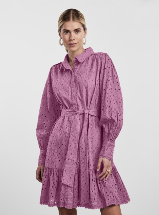 Hipsa Shirt Dress - Cyclamen - Image 4
