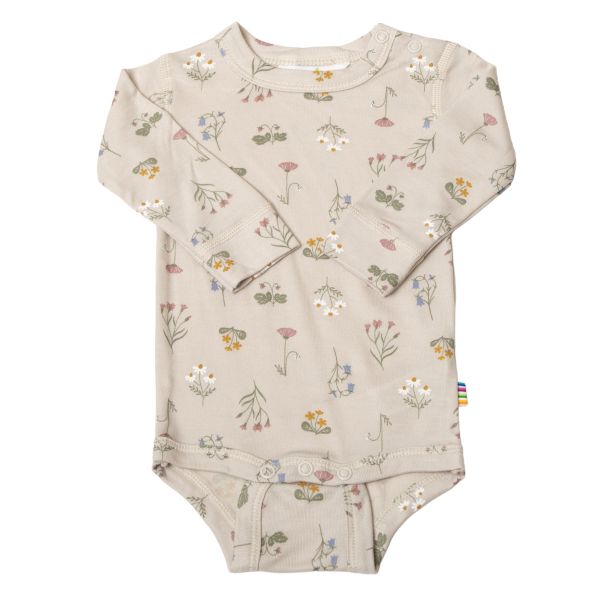 JOHA - BODY BAMBUS BEIGE FLOWERS