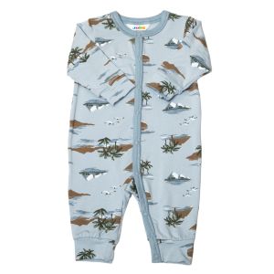 JOHA - NATTDRAKT BAMBUS BLUE SUMMER